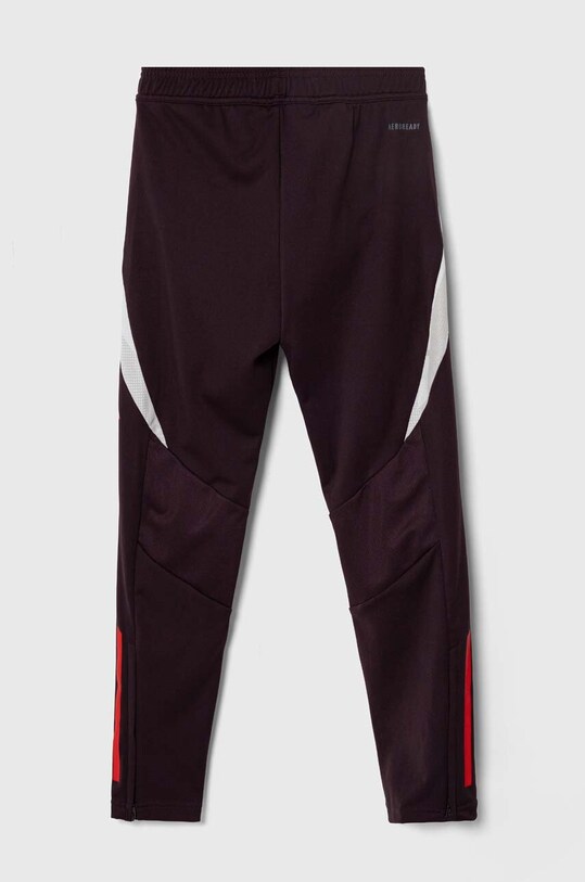 Дитячі спортивні штани adidas Performance FCB TR PNTY бордо IS9943