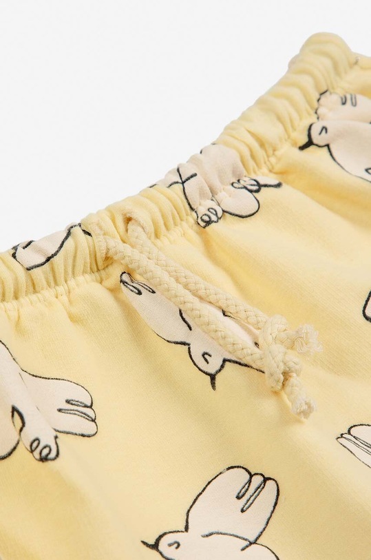Băieți Bobo Choses pantaloni de trening pentru bebeluși Freedom Bird 224AB058 galben