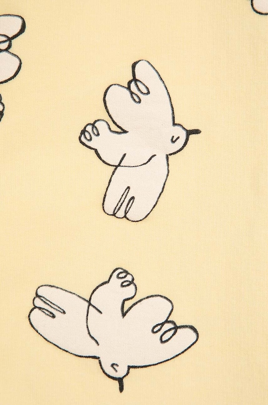 Bobo Choses pantaloni de trening pentru bebeluși Freedom Bird galben 224AB058