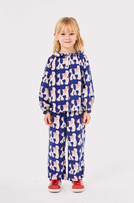 Παιδικό φούτερ Bobo Choses Fairy Dog πλεκτό ύφασμα σκούρο μπλε 224AC092