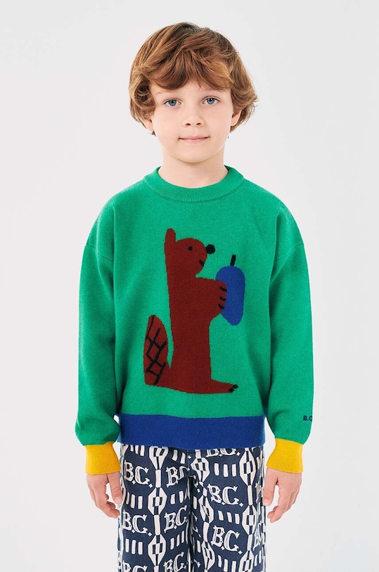 Дитячі бавовняні штани Bobo Choses 224AC104