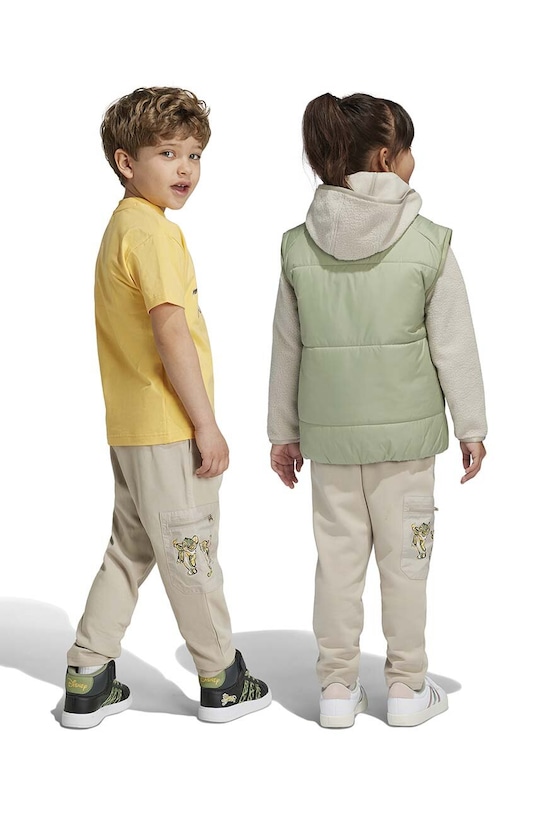 Dětské tepláky adidas LK DY LK PNT IV9642 béžová