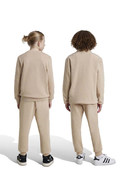 adidas Originals spodnie dresowe dziecięce PANTS IX5296 beżowy