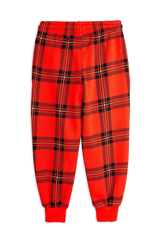 Mini Rodini pantaloni de trening din bumbac pentru copii 2473013842 rosu AW24