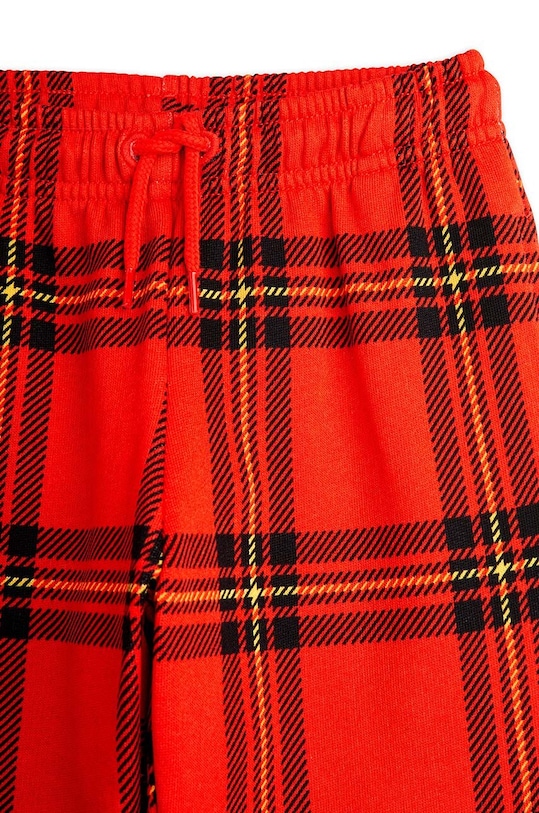 Băieți Mini Rodini pantaloni de trening din bumbac pentru copii 2473013842 rosu