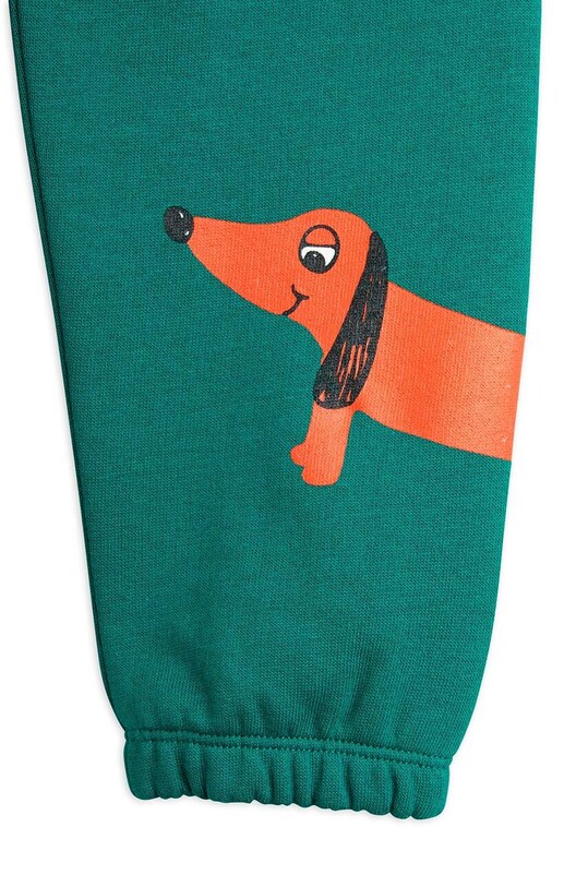 Хлопчик Дитячі бавовняні штани Mini Rodini Dog 2473014375 зелений