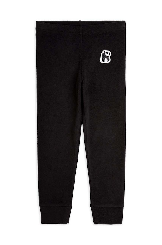 Dětské tepláky Mini Rodini pletenina černá 1100012299