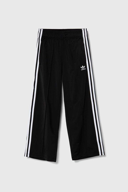Παιδικό φούτερ adidas Originals WIDE PANTS IX7632 μαύρο AW24