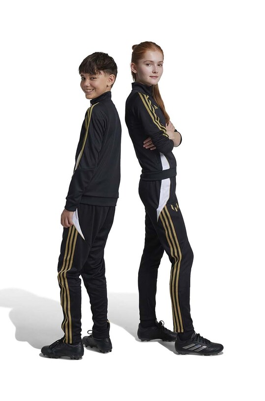 adidas Performance spodnie dresowe dziecięce MESSI PNT dzianina czarny IZ2994