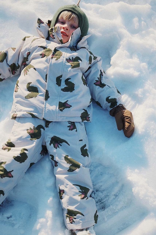 Konges Sløjd pantaloni de schi pentru copii MISMOU SNOW PANTS panza bej KS101271