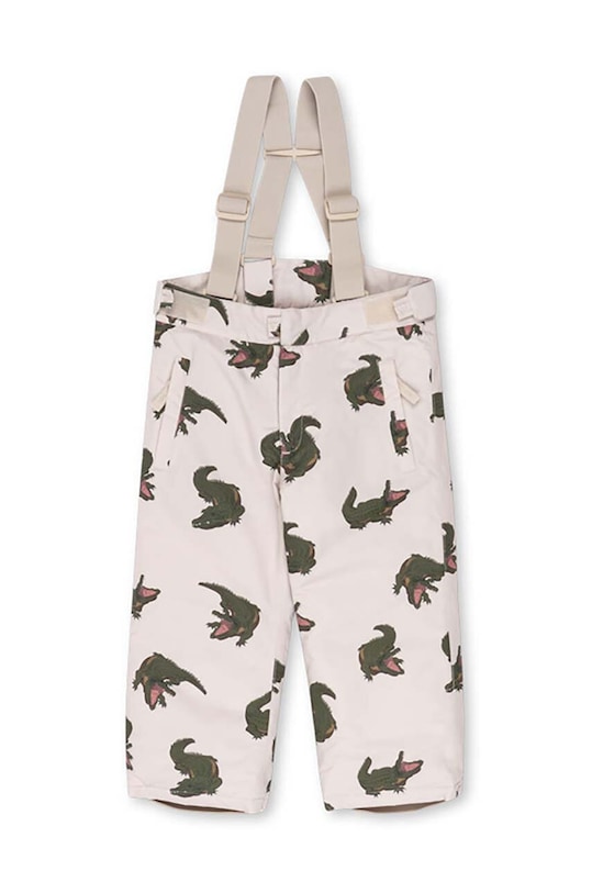 Konges Sløjd pantaloni de schi pentru copii MISMOU SNOW PANTS KS101271 bej AW24