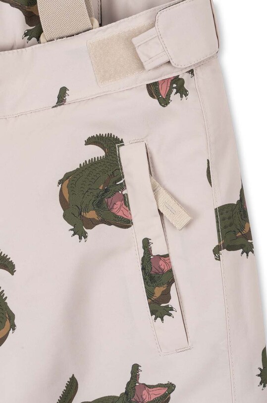 Konges Sløjd pantaloni de schi pentru copii MISMOU SNOW PANTS bej KS101271