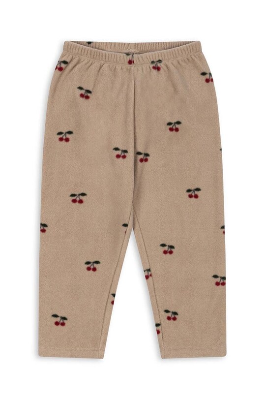 Konges Sløjd pantaloni de trening pentru copii TAVI FLEECE PANTS GRS KS101300 maro AW24