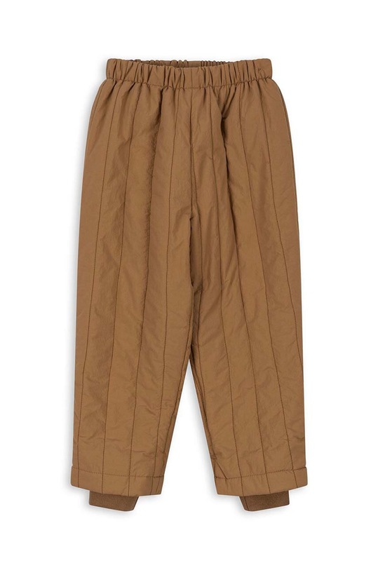 Konges Sløjd spodnie przeciwdeszczowe dziecięce JUNO PANTS tkanina brązowy KS101312