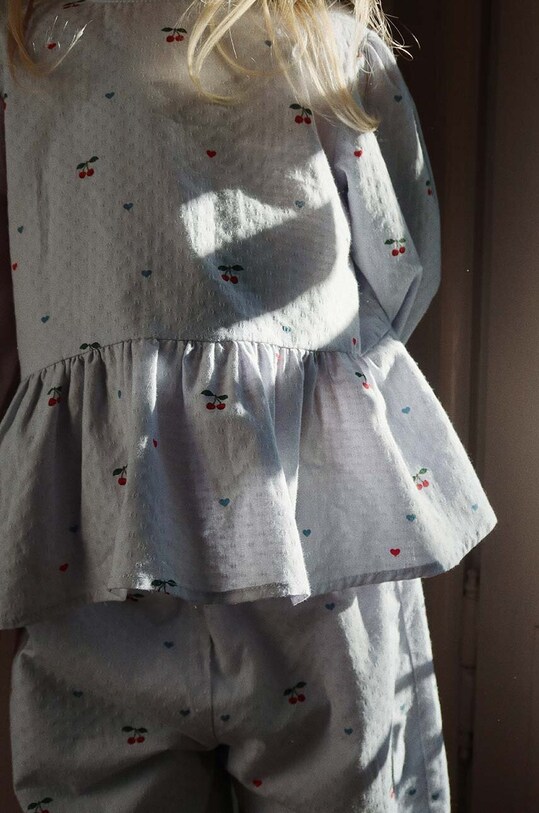 Дитячі бавовняні штани Konges Sløjd EVIA PANTS GOTS KS101397