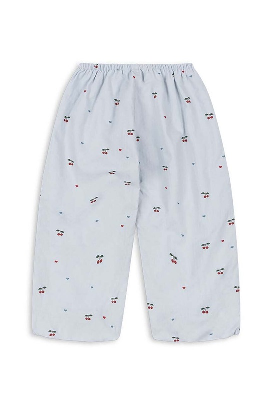 Chlapec Detské bavlnené nohavice Konges Sløjd EVIA PANTS GOTS KS101397 modrá