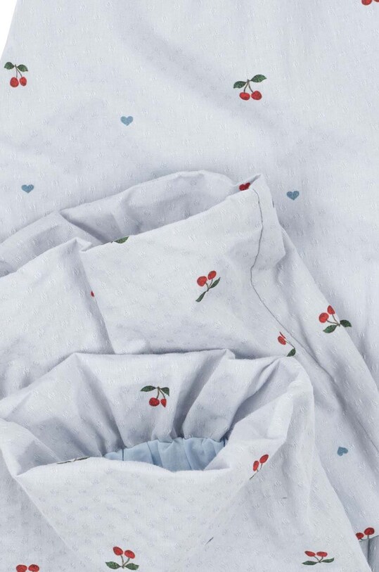 Дитячі бавовняні штани Konges Sløjd EVIA PANTS GOTS KS101397 блакитний