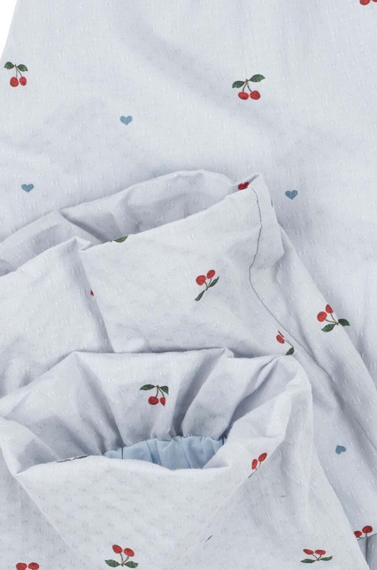 Detské bavlnené nohavice Konges Sløjd EVIA PANTS GOTS KS101397 modrá