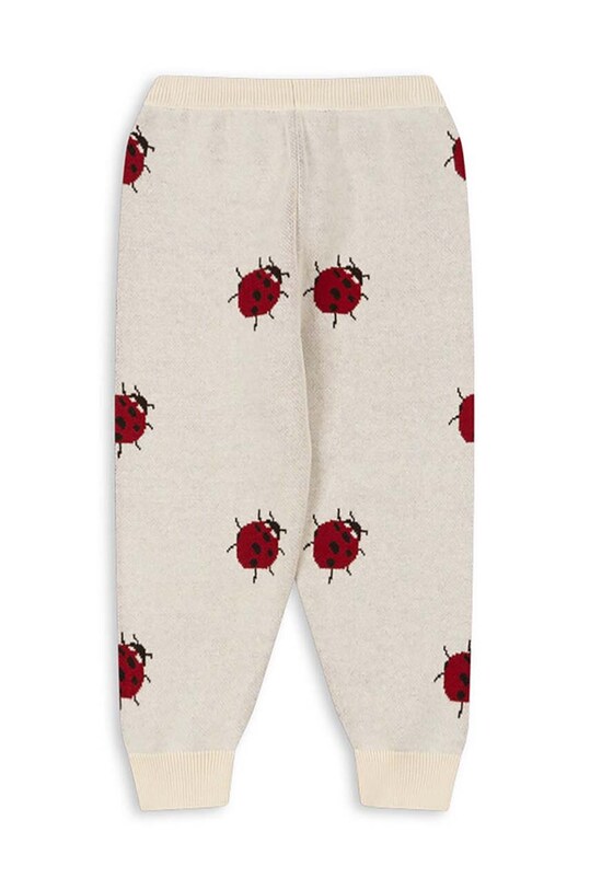 Fiú Konges Sløjd gyerek pamut melegítőnadrág LAPIS KNIT PANTS KS101555 bézs