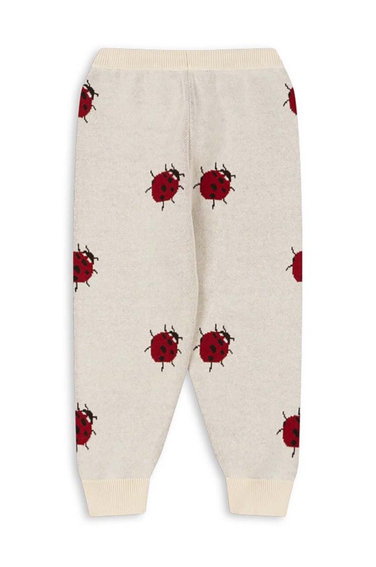 Момче Детски памучен спортен панталон Konges Sløjd LAPIS KNIT PANTS KS101555 бежов