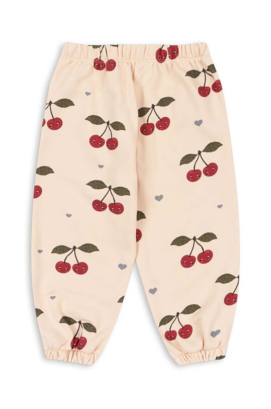 Băieți Konges Sløjd pantaloni de trening pentru copii LOU SWEAT PANTS OCS KS101567 bej