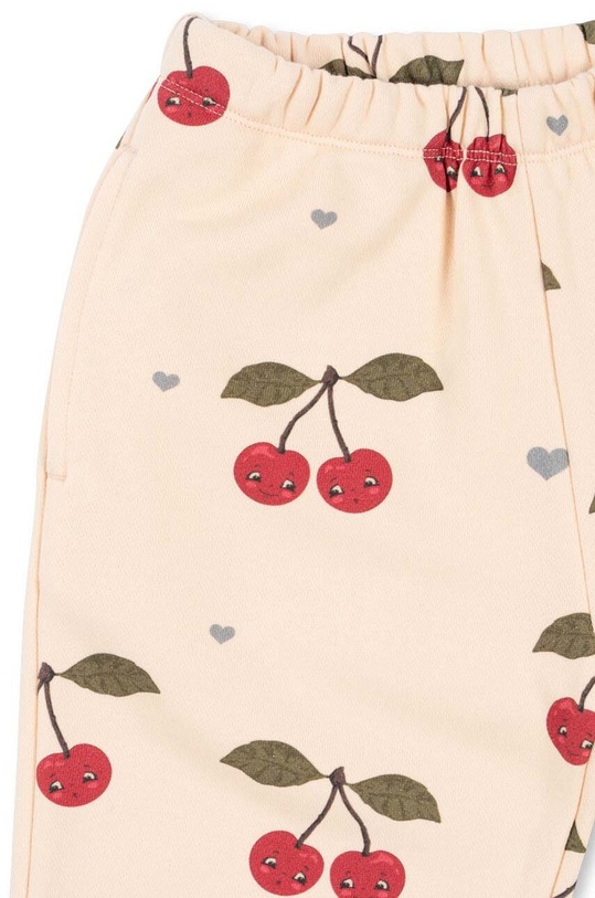 Dětské tepláky Konges Sløjd LOU SWEAT PANTS OCS béžová KS101567