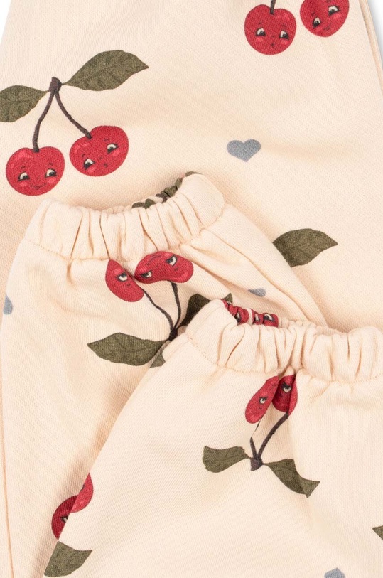 Dětské tepláky Konges Sløjd LOU SWEAT PANTS OCS KS101567 béžová