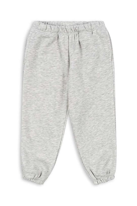 Dječji donji dio trenirke Konges Sløjd LOU SWEAT PANTS OCS KS101567 siva AW24