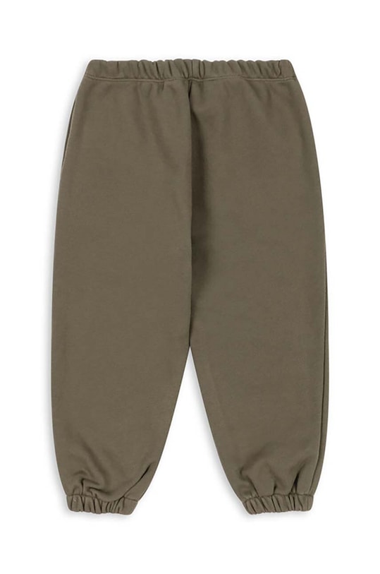 Konges Sløjd spodnie dresowe dziecięce LOU SWEAT PANTS OCS KS101567 zielony AW24