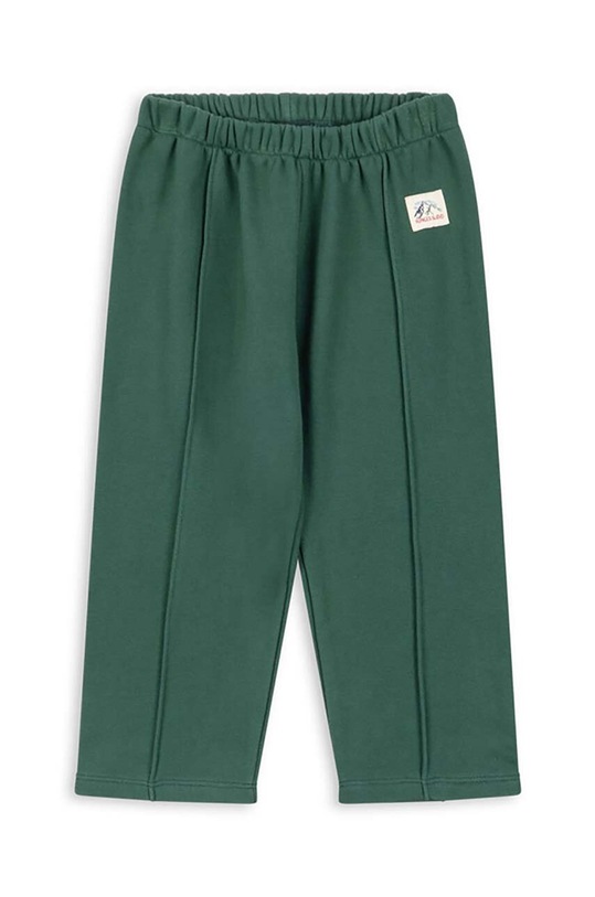 Dětské tepláky Konges Sløjd LOU TRACK SWEAT PANTS OCS pletenina zelená KS101569