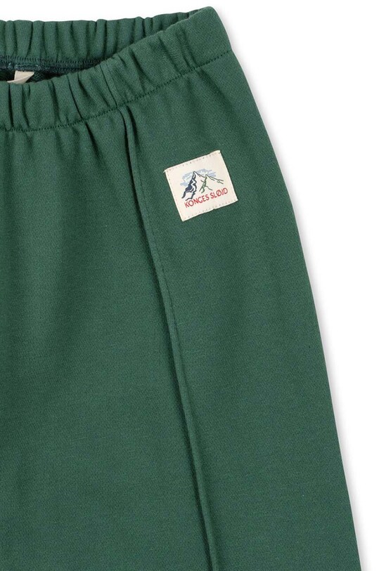 CHLAPEC Dětské tepláky Konges Sløjd LOU TRACK SWEAT PANTS OCS KS101569 zelená