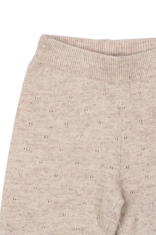 Мальчик Детские штаны с примесью шерсти Konges Sløjd MINO KNIT PANTS KS101616 бежевый