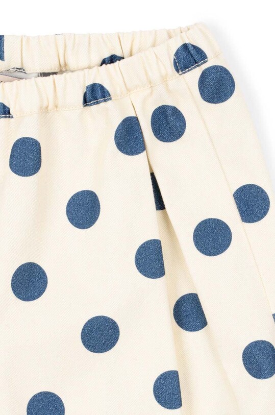 Băieți Konges Sløjd pantaloni de bumbac pentru copii NOLA PANTS GOTS KS101636 alb