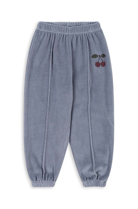 Konges Sløjd gyerek melegítőnadrág WALLY SWEAT PANTS GOTS sima kék KS101732