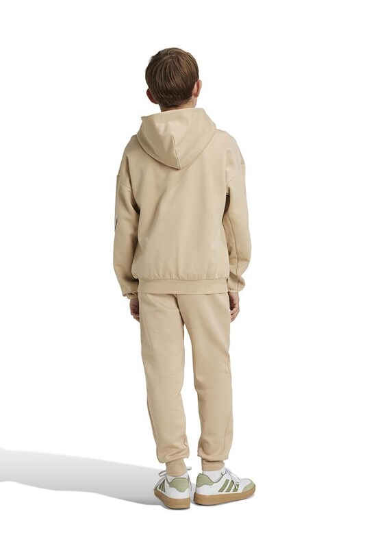 adidas spodnie dresowe dziecięce J Z.N.E. PT brązowy JF2492