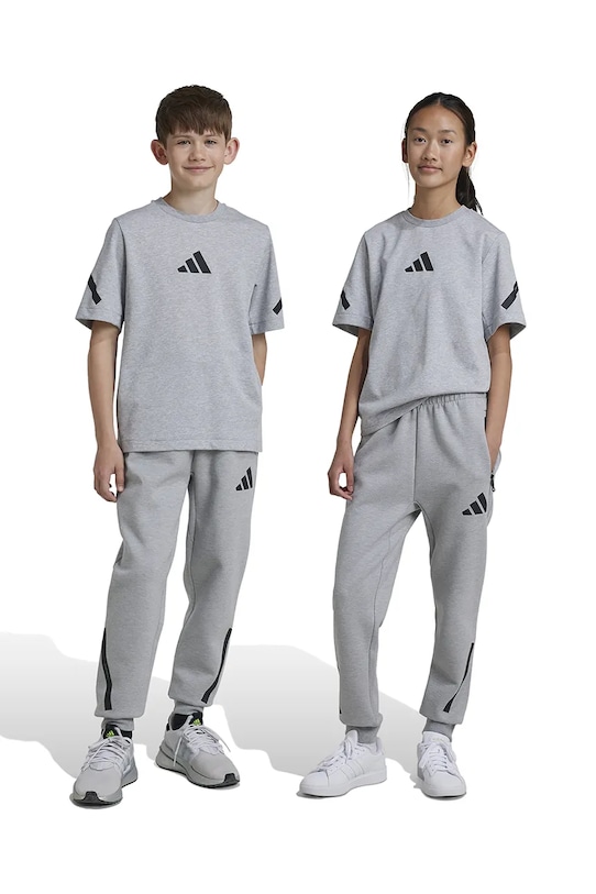 adidas pantaloni de trening pentru copii J Z.N.E. PT tricotaj gri JI7543