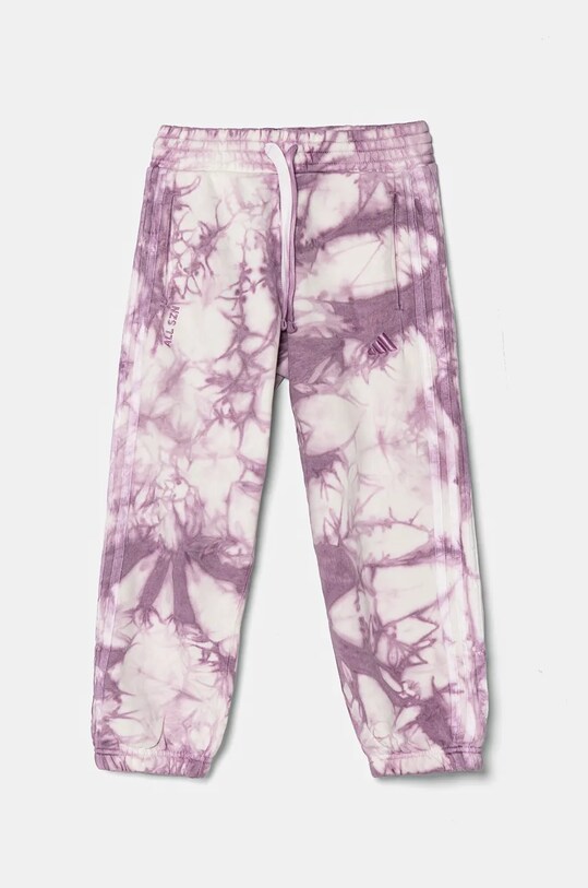 Dětské tepláky adidas J SZN W PANT IY7840 fialová AW24