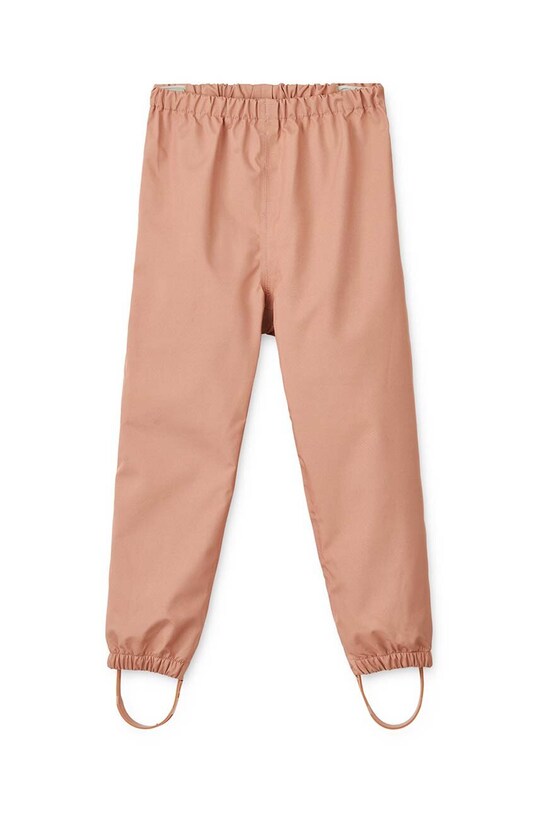 Liewood spodnie przeciwdeszczowe dziecięce Pedia Pants tkanina pomarańczowy LW19151