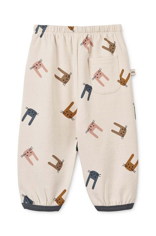 Хлопчик Дитячі спортивні штани Liewood Loup Baby Printed Sweatpants LW19475 бежевий