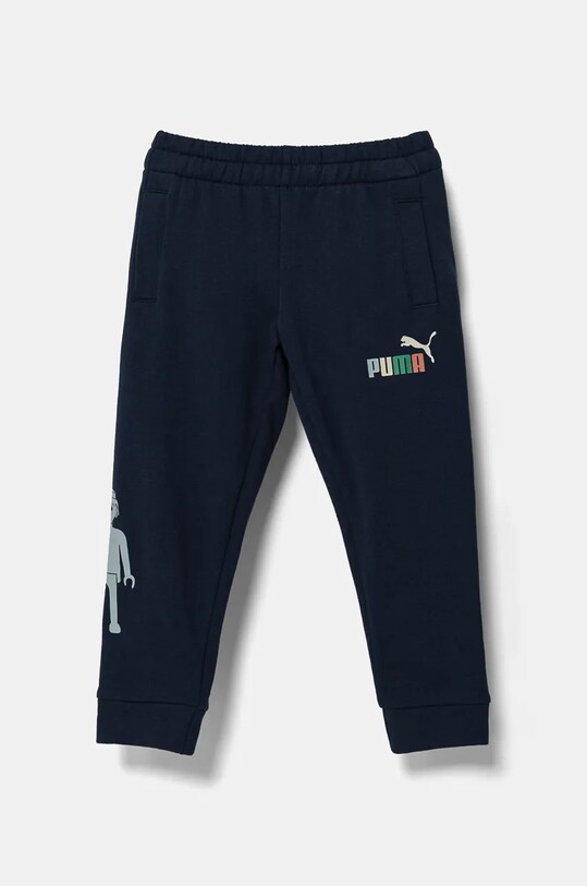 Детские хлопковые штаны Puma X PLAYMOBIL хлопок тёмно-синий 627391