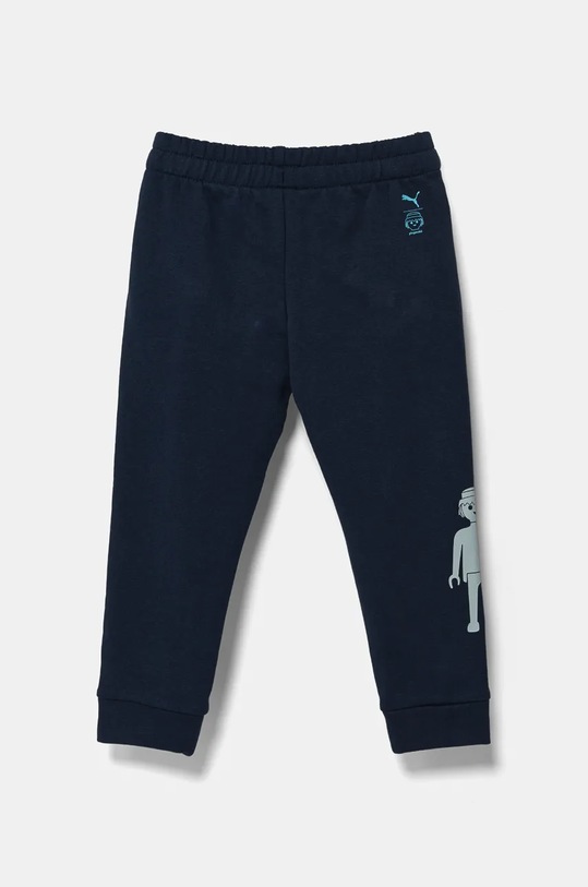 Детские хлопковые штаны Puma X PLAYMOBIL 627391 тёмно-синий AW24