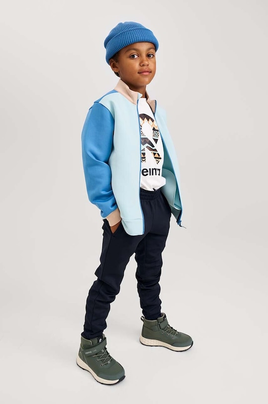 Reima pantaloni de trening pentru copii Letkis tricotaj negru 5200266A.9BYH