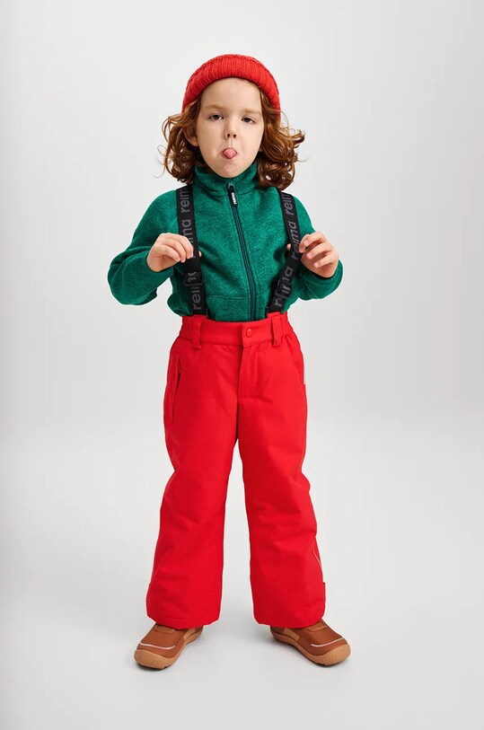Reima spodnie narciarskie dziecięce Loikka tkanina czerwony 5100114A.9BYH