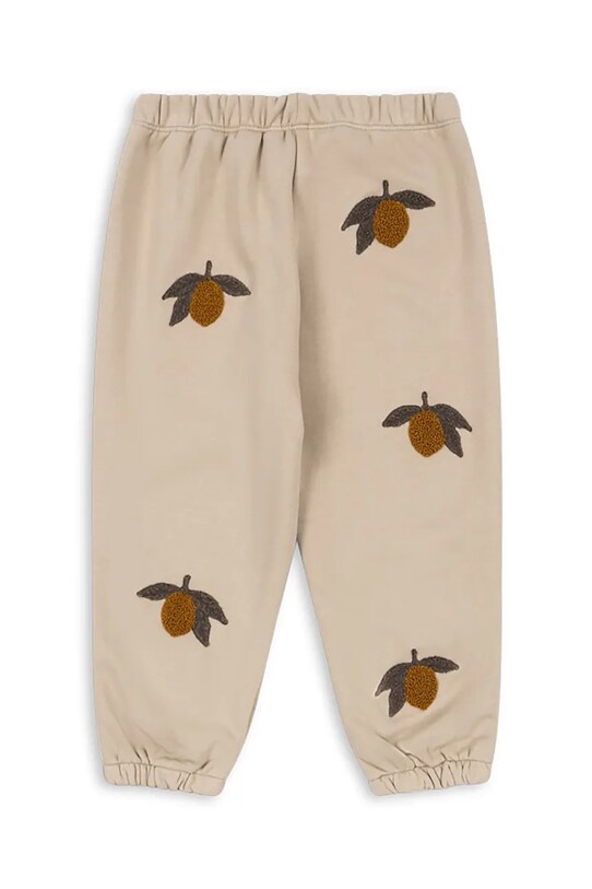 Konges Sløjd spodnie dresowe dziecięce LOU TERRY SWEAT PANTS OCS KS102023 beżowy AW24