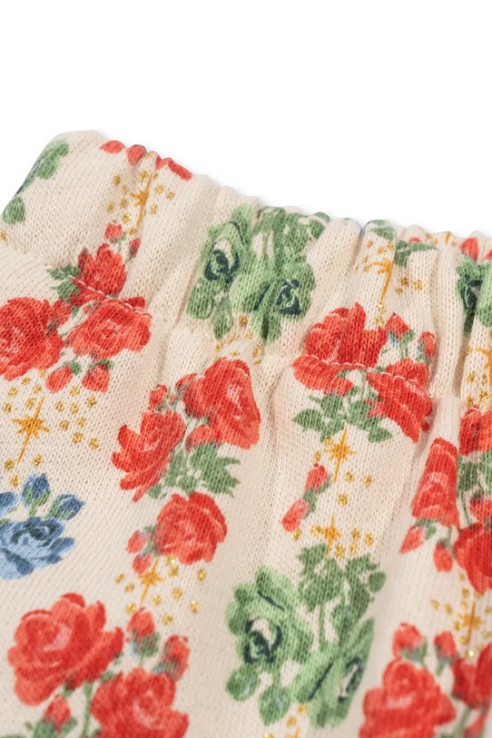 CHLAPEC Dětské bavlněné tepláky Konges Sløjd LOUPY LOU SWEAT PANTS GOTS KS102027 béžová