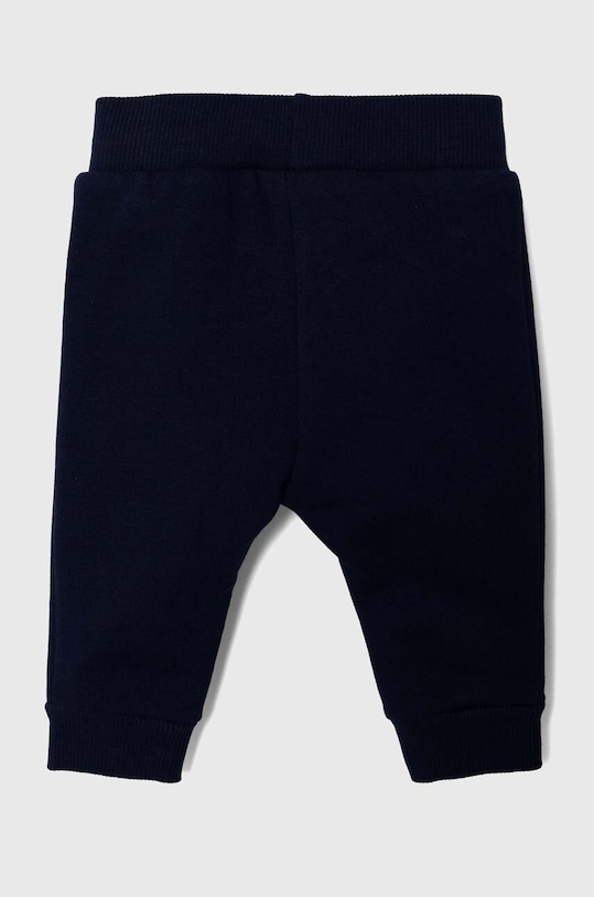 United Colors of Benetton spodnie dresowe bawełniane niemowlęce 3J70AF01R.W.Seasonal granatowy AW24