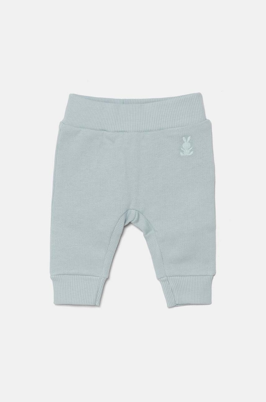 United Colors of Benetton spodnie dresowe bawełniane niemowlęce bawełna turkusowy 3J70AF01R.W.Seasonal