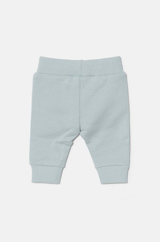 United Colors of Benetton spodnie dresowe bawełniane niemowlęce 3J70AF01R.W.Seasonal turkusowy AW24