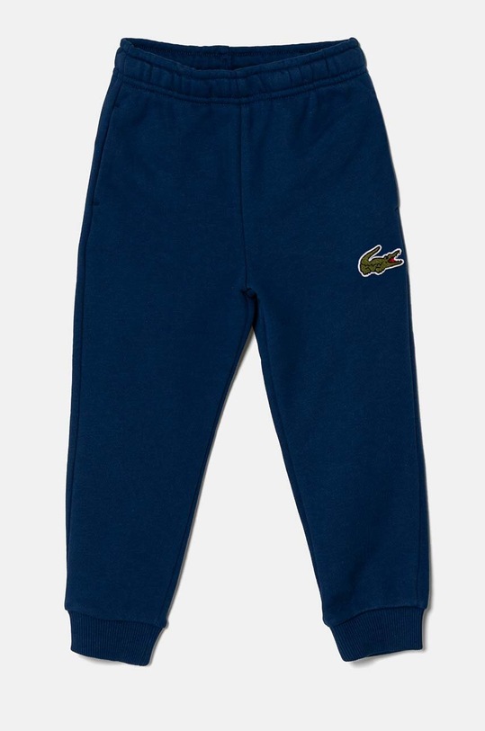 Lacoste spodnie dresowe bawełniane dziecięce bawełna granatowy XJ2474