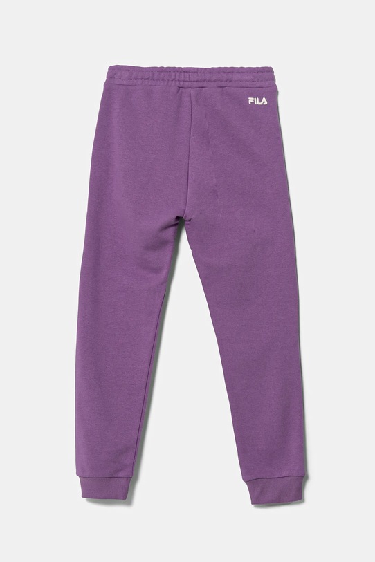 Fila pantaloni de trening din bumbac pentru copii LICHTENBORN FAK0359 violet AW24